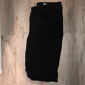 Black high rise jeans